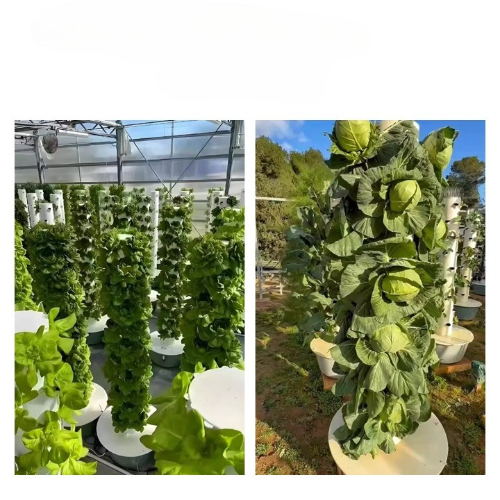 Hydroponic Tower Planter - Гидропонная башня со светодиодной подсветкой для
