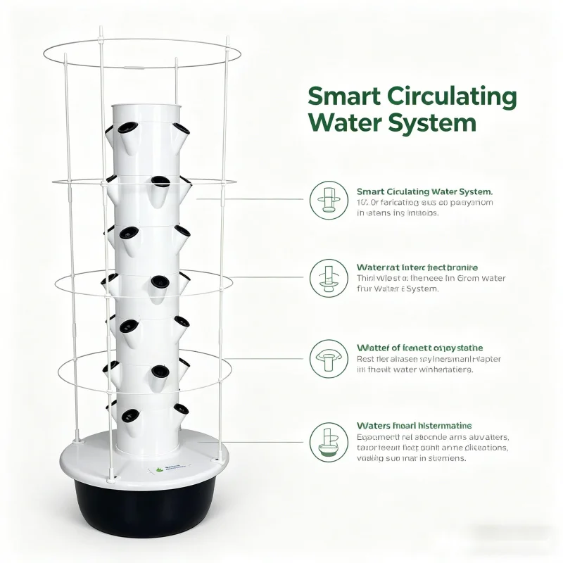 Вертикальная гидропонная башня – обзор и цена Hydroponic Tower Planter