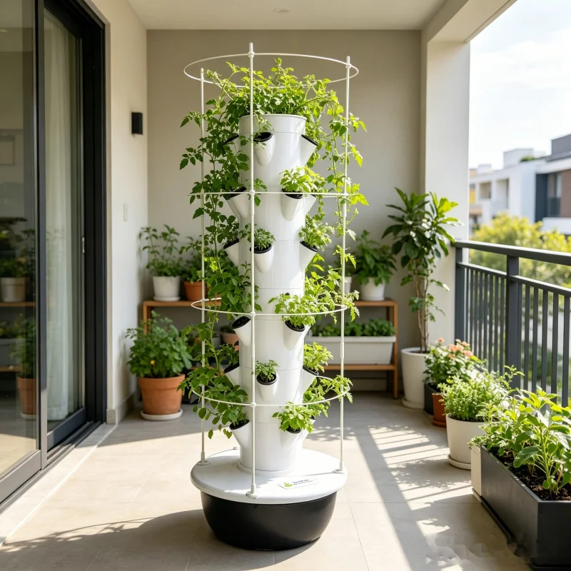 9-уровневая аэропонная гидропо – обзор и цена Hydroponic Tower Planter