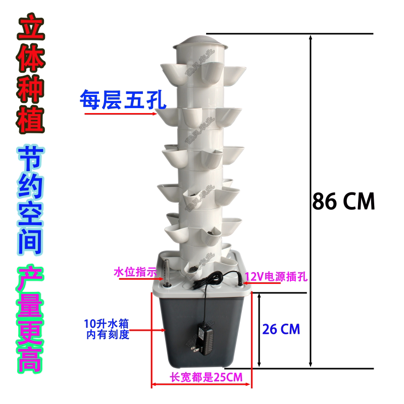 Многоярусная гидропонная устан – обзор и цена Hydroponic Tower Planter