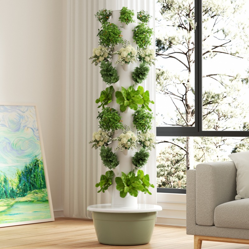 Вертикальная гидропонная башня – обзор и цена Hydroponic Tower Planter