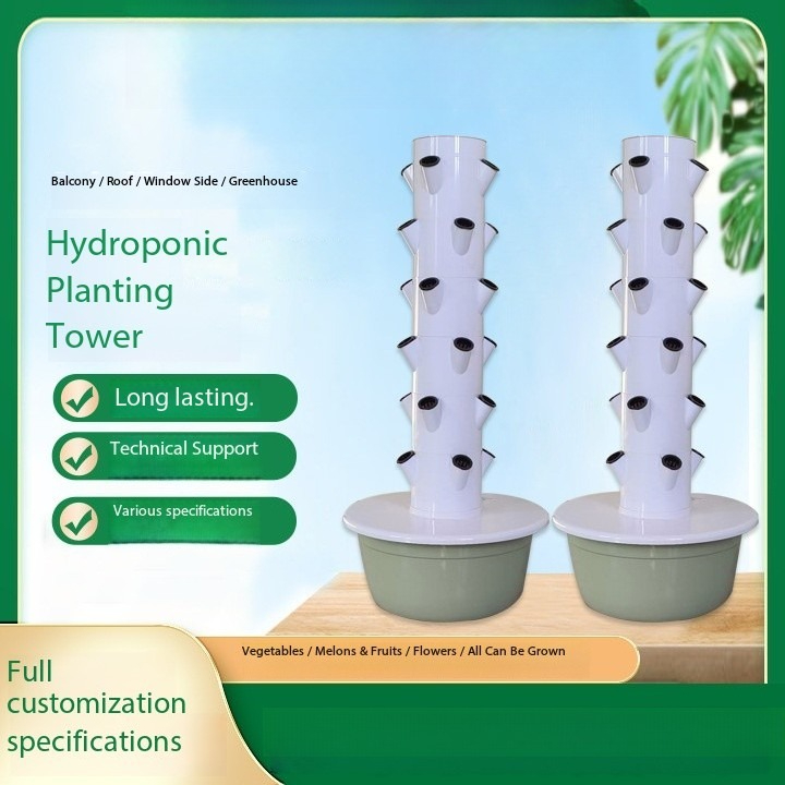Гидропонная башня со светодиод – обзор и цена Hydroponic Tower Planter