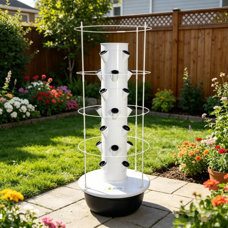 5-уровневая вертикальная гидро – обзор и цена Hydroponic Tower Planter